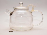 Чайник для варки чая, огнеупорное / жаропрочное стекло, 1200мл.