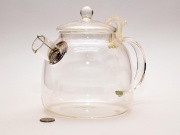 Чайник для варки чая, огнеупорное / жаропрочное стекло, 1200мл.