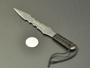 Нож для разделки Пуэра, металл и веревка
