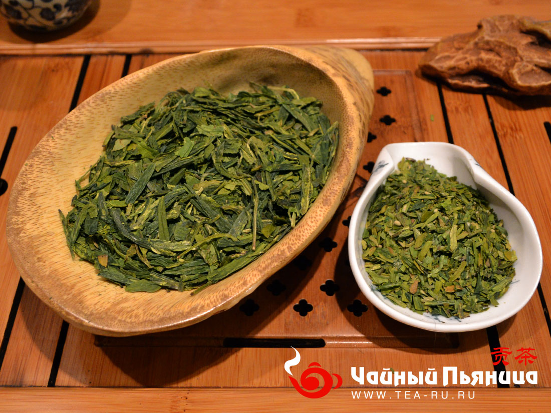 Пример разнообразия зеленых чаев.