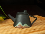 Чайник "Горы ночью", керамика и глазурь, 150мл.