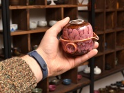 Куэ кхэ бэй "Малина", керамика и глазурь, 165мл.