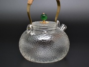 Чайник для варки чая, отбивное огнеупорное / жаропрочное стекло, 600мл.