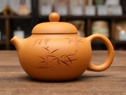Чайник Цуй Чжу Вэн Дан, исинская глина хуан цзинь дуань ни, 200мл.