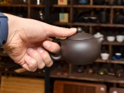 Чайник Си Ши, исинская глина хэй цзинь ша, 160мл.