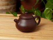 Чайник Сяо Пин Пан Ху, исинская глина цзы чжу ни, 130мл.