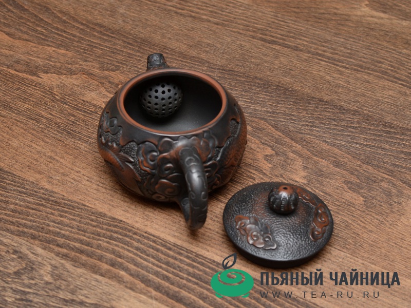 Чайник "Душа Дракона", керамика Цзяньшуй, 175мл.