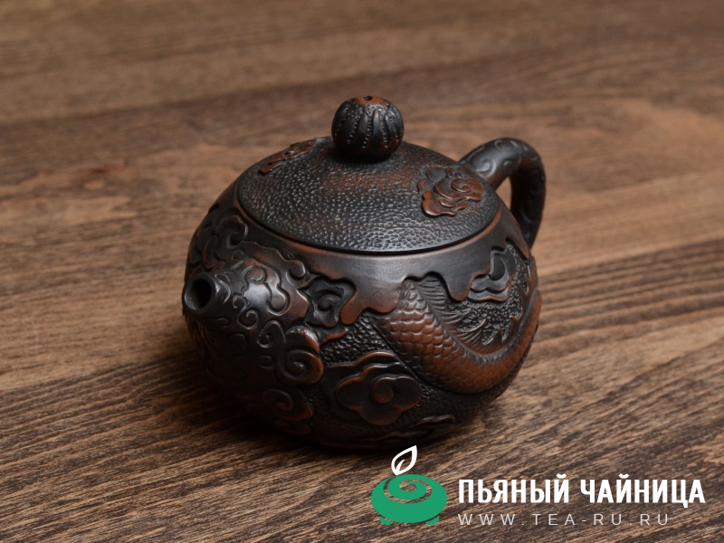 Чайник "Душа Дракона", керамика Цзяньшуй, 175мл.