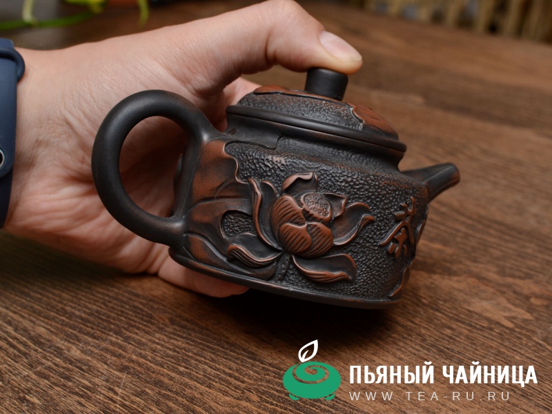 Чайник "Цветущий камень", керамика Цзяньшуй, 190мл.