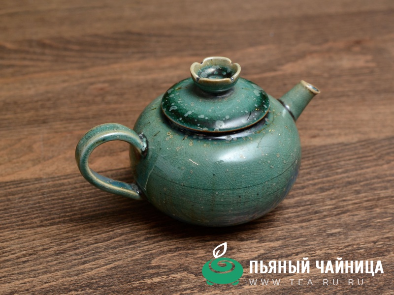 Чайник "Спелый гранат", керамика Цзиндэчжэнь, 150мл.
