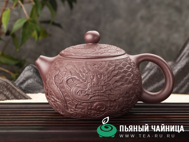Чайник Дяо Лун Си Ши, исинская глина цзы ни, 250мл.